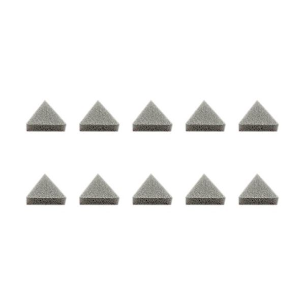 キソパワーツール プロクソン スポンジ研磨材ファイン10枚三角 26596 1個(10枚) 420-5683（直送品）