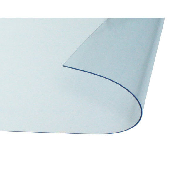ハイロジック ビニールカーテン 透明 幅1800×高さ1000mm 厚み0.3mm 薄手汎用シートタイプ 1枚（直送品）