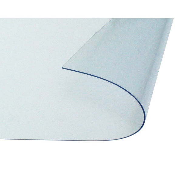 ハイロジック ビニールカーテン 透明 幅1800×高さ1000mm 厚み0.5mm 薄手汎用シートタイプ 1枚（直送品）