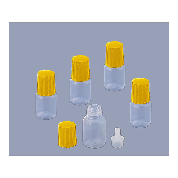 ケーエム化学 Ａ点眼容器　５ｍＬセット黄 5mLセット 1箱（100個） 0-8175-04