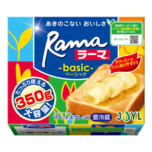 [冷蔵]J-オイルミルズ ラーマベーシック 350g×3個 4902590131217 1箱(3個) J-オイルミルズ（直送品）