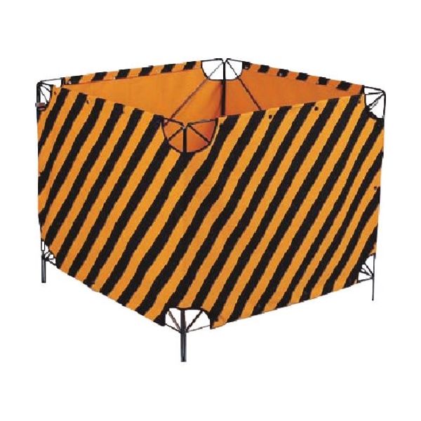 つくし工房 つくし 【キタムラ産業製品】マンホール屏風 布製 2面型折たたみ式 5272 1台 184-3147（直送品）