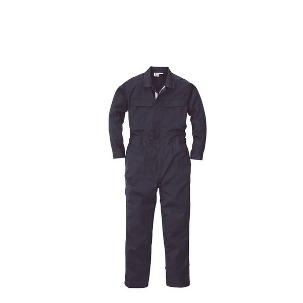 丸鬼商店 夏長袖ツナギ ネイビー/ホワイト(メッシュ部) 4L S04-40-4L 1枚(直送品)