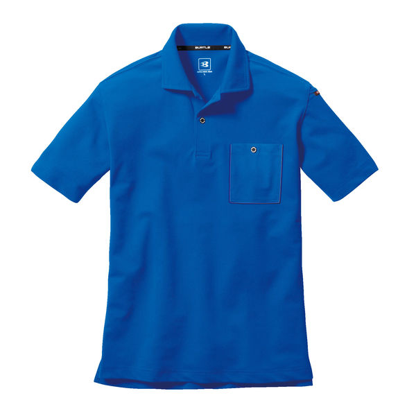 バートル 半袖ポロシャツ サーフブルー 5L 667-47-5L（直送品）
