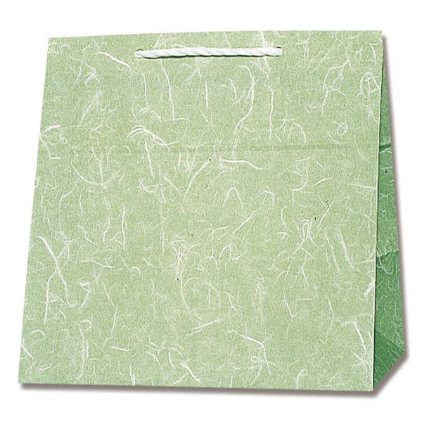 【ケース販売】HEIKO 紙袋 T型チャームバッグ W2 雲竜 緑 003160601 1ケース(50枚入×4袋 合計200枚)（直送品）