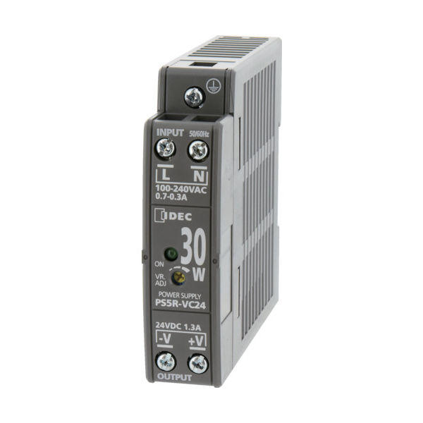 IDEC PS5RーV形スイッチングパワーサプライ(薄形DINレール取付電源) PS5R-VD24 1台(1個) 833-8780（直送品）