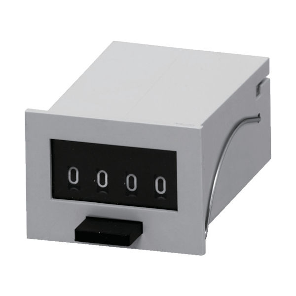 ライン精機 電磁カウンター(リセットツキ)4桁 MCF-4X AC100V 1個 828-9744（直送品）