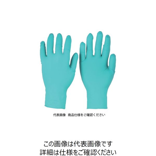 アンセル 耐薬品ニトリルゴム使い捨て手袋 タッチエヌタフ 92ー600 粉無 XLサイズ100枚入 92-600-10 1箱(100枚)（直送品）