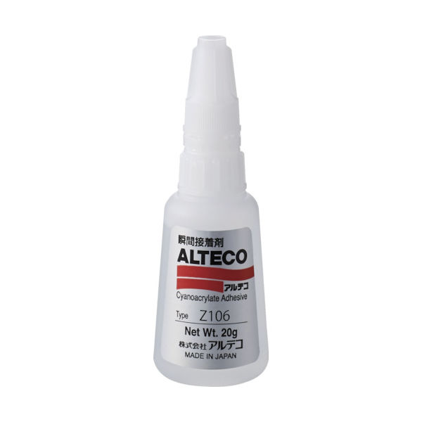 アルテコ 工業用 瞬間接着剤 Z106 20g(高粘度タイプ) Z106-20G 1本 855-2849（直送品）