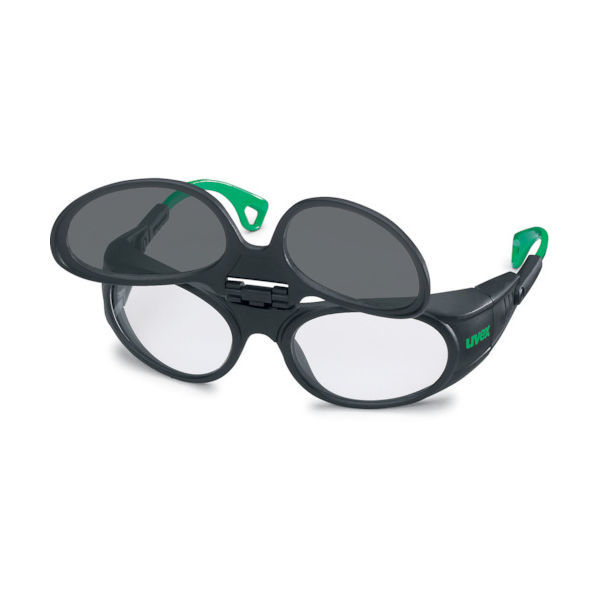 ウベックス UVEX 二眼型遮光メガネ 9104 (遮光度#3) 9104043 1個 836-4304（直送品）
