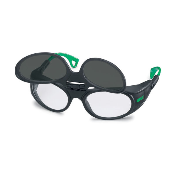 ウベックス UVEX 二眼型遮光メガネ 9104 (遮光度#4) 9104044 1個 836-4305（直送品）