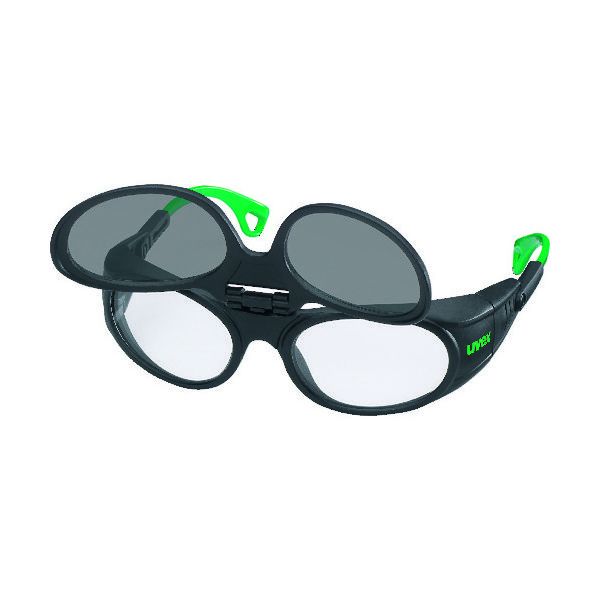 UVEX 二眼型遮光メガネ ウベックス 9104（遮光度#1.7） 9104041 1個 836-4303（直送品）