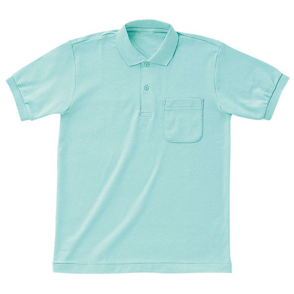 明石スクールユニフォームカンパニー 半袖ポロシャツ UZT211 ミントグリーン M 1着（直送品）