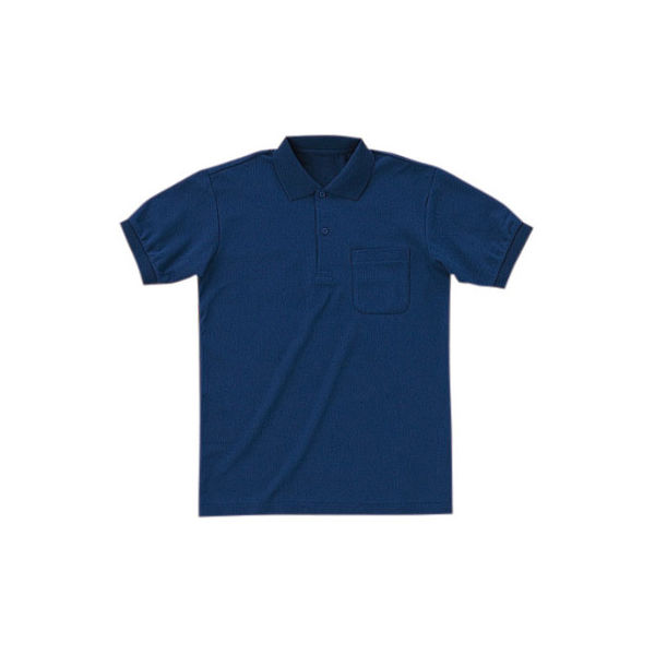 明石スクールユニフォームカンパニー 半袖ポロシャツ UZT211 ネイビー EL 1着（直送品）