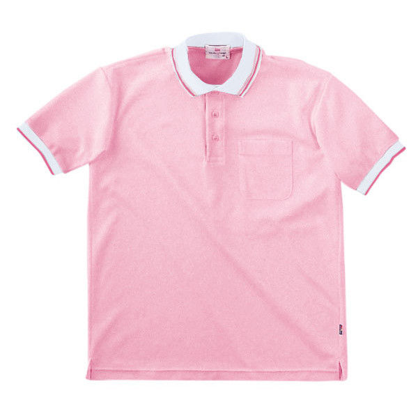 明石スクールユニフォームカンパニー 半袖ポロシャツ UZT273EA ピンク M 1着（直送品）