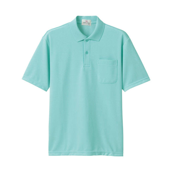 明石スクールユニフォームカンパニー 半袖ポロシャツ UZT274EA グリーン LL 1着（直送品）