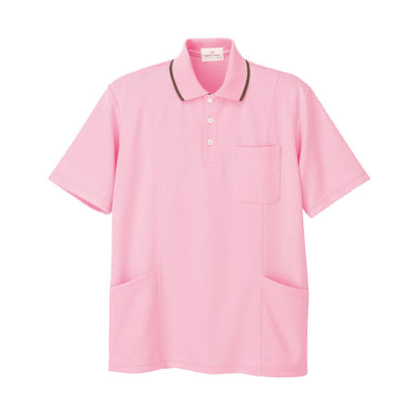 明石スクールユニフォームカンパニー ポロシャツ UZT470E ピンク EL 1着（直送品）