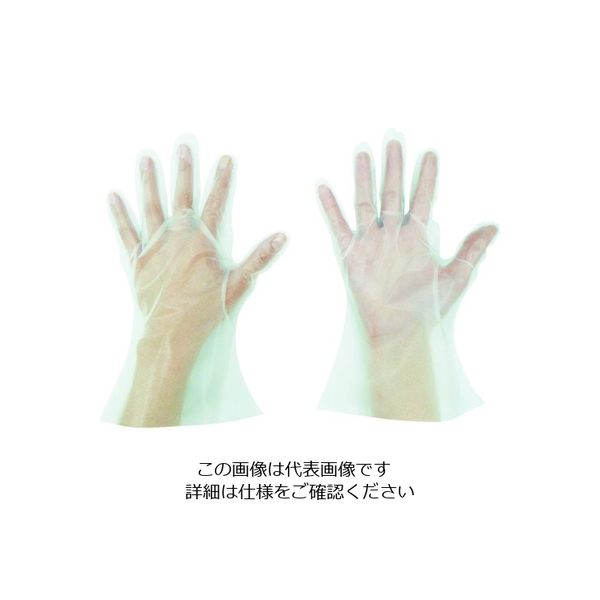 東京パック 使い捨て手袋 SーHYBRIDグローブニューマイジャストL 半透明 HN-L 1箱(200枚) 836-3692（直送品）