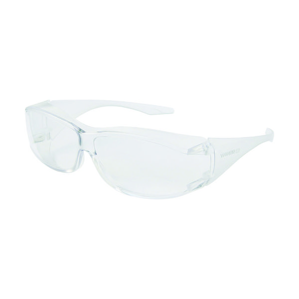 山本光学 YAMAMOTO 二眼型保護メガネ(フィットタイプ) レンズ色/テンプルカラー:クリア YX-520 1個 836-5852（直送品）