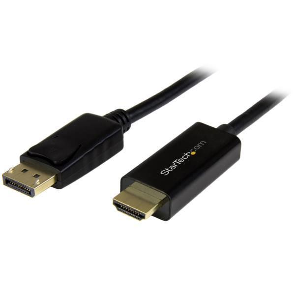 DisplayPort 1.2 - HDMI ケーブル／1m　DP2HDMM1MB　1個　StarTech.com