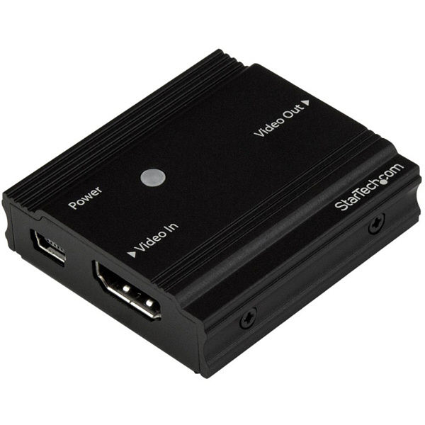 4K対応HDMIリピーター 信号増幅器 4K/60Hz　HDBOOST4K　1個　StarTech.com（直送品）