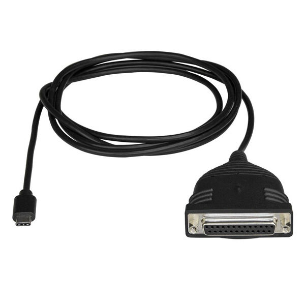 USB-C - パラレルプリンタケーブル　USB 2.0準拠　ICUSBCPLLD25　1個　StarTech.com（直送品）