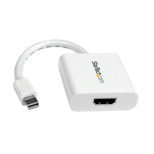 Startech.com Mini DisplayPort-HDMI変換アダプタ(ホワイト) MDP2HDW 1個