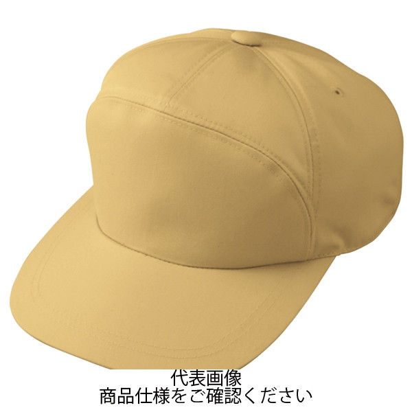 コーコス信岡 丸ワイド型帽子 キャメルベージュ L A-1766-2-L 1セット(2点)（直送品）