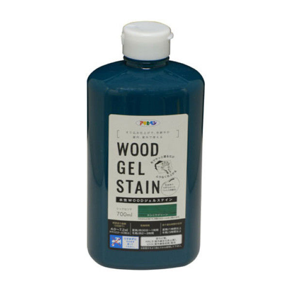 アサヒペン 水性WOODジェルステイン 700ML カシミヤグリーン 9018160（直送品）