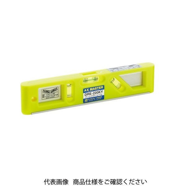 アックスブレーン AX ディレクターレベル（蛍光カラー黄） DRE-220KY 1セット（3本）（直送品）