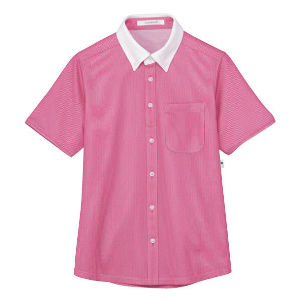 カーシーカシマ 半袖ニットシャツ バラ園 3L HM2839（取寄品）
