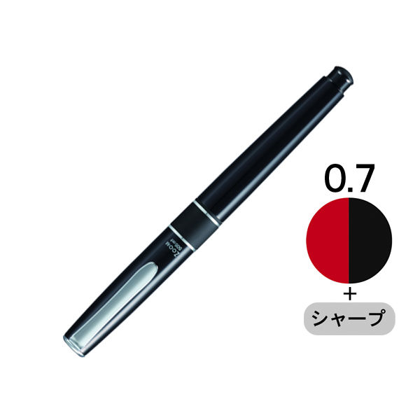 トンボ鉛筆 多機能ペンズーム505ブラック SB-TCZA11（直送品）