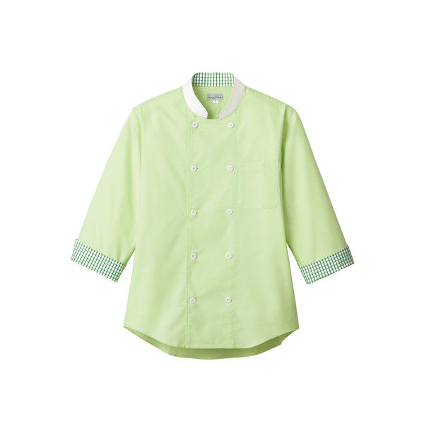 ボンマックス コックシャツ（ユニセックス） オリーブXグリーン M FB4522U-14-M（直送品）