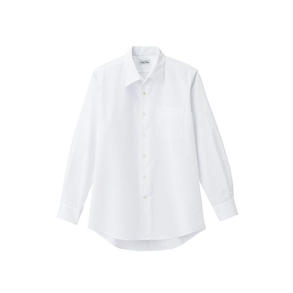 ボンマックス メンズ開襟長袖シャツ ホワイト 3L FB5043M-15-3L（直送品）