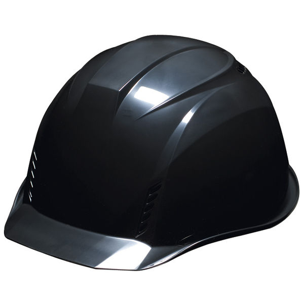 DICプラスチック ABS製ヘルメット 涼神/リョウジン AA16-FV フロントベンチレーション付/ライナー無/内装HA2 黒 1個（直送品）