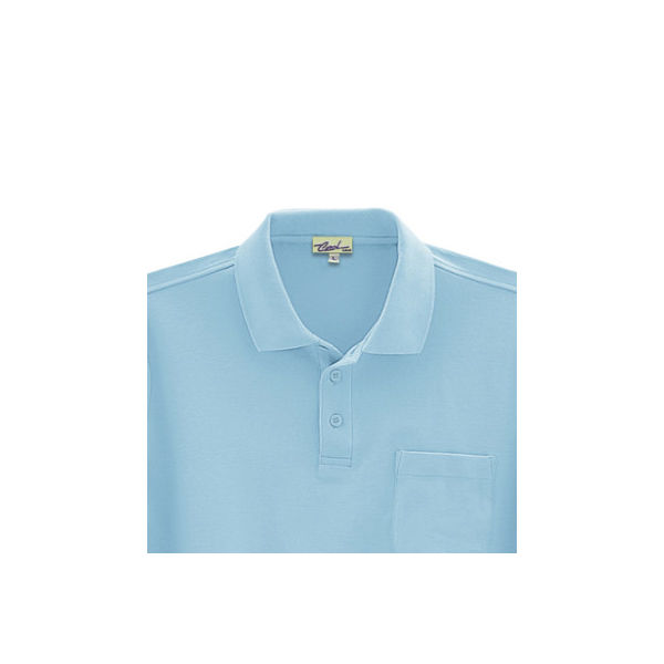 ビッグボーン商事 CAROL 205 長袖ポロシャツ サックス S（取寄品）