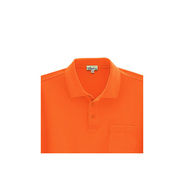 ビッグボーン商事 CAROL 206 半袖ポロシャツ オレンジ 4L（取寄品）