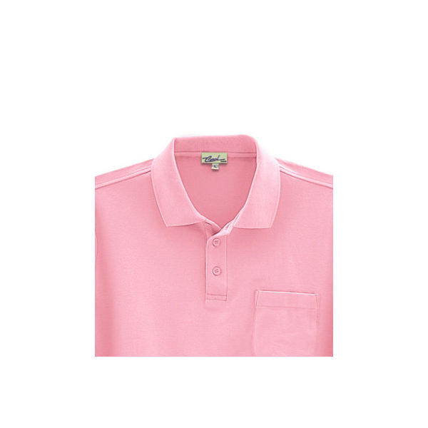 ビッグボーン商事 CAROL 206 半袖ポロシャツ ピンク M（取寄品）