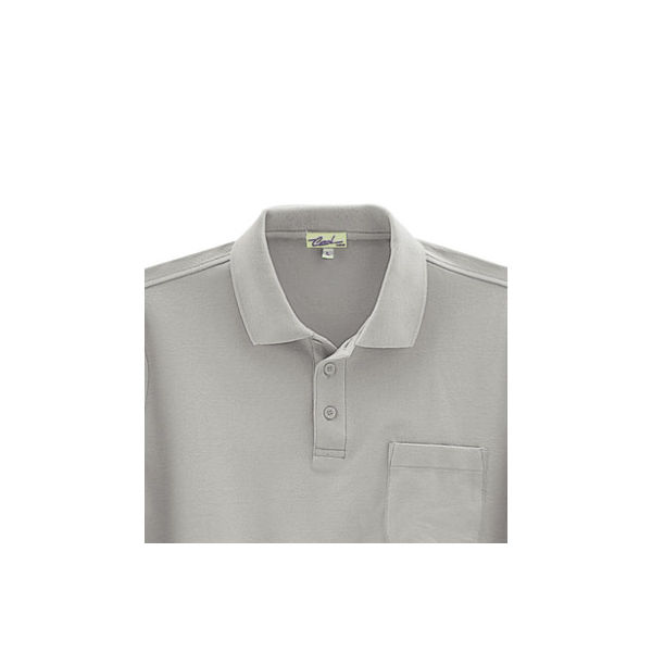 ビッグボーン商事 CAROL 206 半袖ポロシャツ シルバーグレー L（取寄品）
