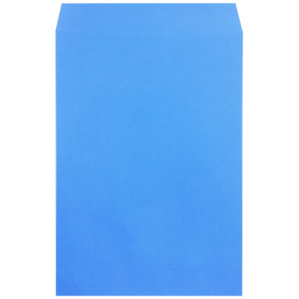 ムトウユニパック カラー封筒 角1 ブルー 100g/m2 1箱（500枚）（直送品）