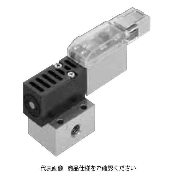 CKD 直動式3ポート弁 単体バルブ サブプレート配管 3QRB110ーM 3QRB110-M5-C20H-3 1個（直送品）