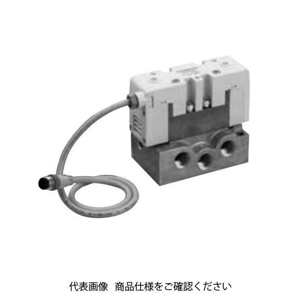 CKD 単体バルブ ISOサイズ1 I/Oコネクタタイプ パイロット式5ポ PV5-6R-FJG-D-TC 1個（直送品）