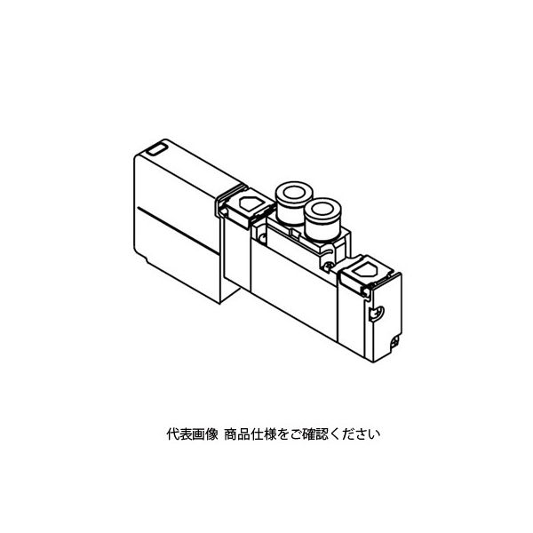 CKD マニホールド搭載用電磁弁 ダイレクト配管 W4GA229ーC6ーH W4GA229-C6-H-1 1個（直送品）