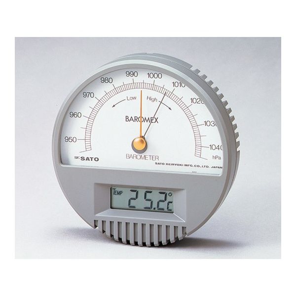 佐藤計量器製作所 バロメックス気圧計7612 校正書類付 62-0850-55 1式（直送品）