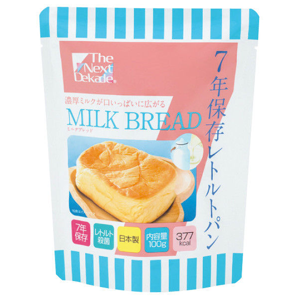 【非常食】 グリーンケミー 7年レトルトパン ミルクブレッド TK00000212 1食