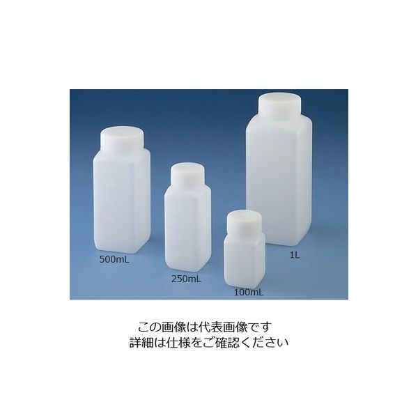 ニッコー・ハンセン Jボトル角型 広口（ナチュラル） 250ml 1個 15-5002-55（直送品）