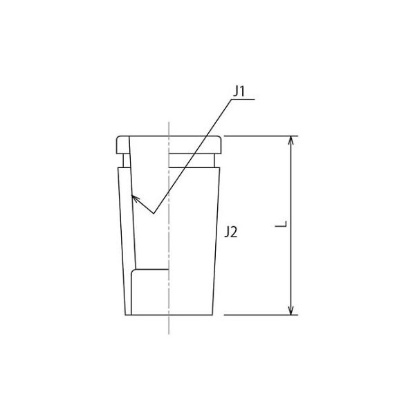 旭製作所 短型縮小アダプター 2304-4L5L 1個 61-4704-06（直送品）