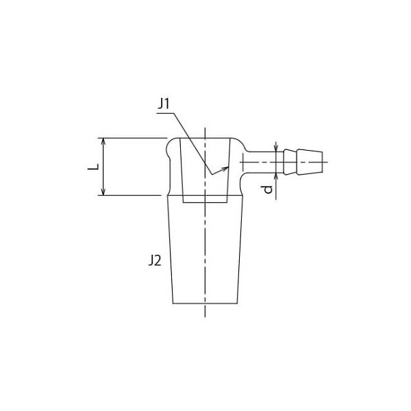 旭製作所 短型減圧用縮小アダプター 2320-1L3L 1個 61-4705-33（直送品）