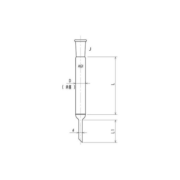 旭製作所 ジョイント付クロマトカラム（フィルター付） 3803-50/300-5L 1個 61-4708-03（直送品）