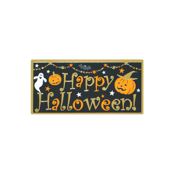 ササガワ ハロウィンギフトシール Happy Halloween 21-100 1巻（500片）（取寄品）